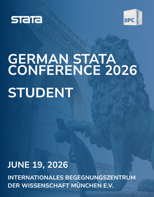 Student - Registration for the German Stata Conference 2026